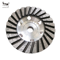 Küçük karınca metal alüminyum bağ 6 delik elmas beton öğütme fincan tekerleği 