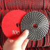 Küçük Ant 3inch 4inch 7inch Elmas Spirl Islak Reçine Parlatma Pedleri Beton Taş Granit Kuvars Terazzo Tezgahı İçin Gerçek Renk