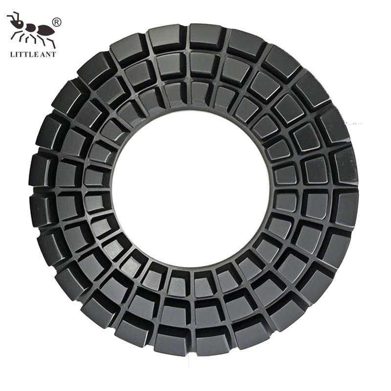 Küçük karınca 230mm 9 inç reçine zemin parlatma ped beton granit mermer terazzo kuvars için büyük delik