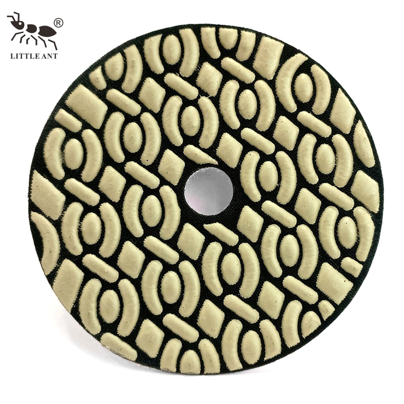 Kumtaşı Granit Mermer Terazzo Kuvars için Küçük Ant 4inch 100mm Kuru Parlatma Ped