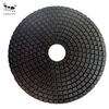Küçük karınca 230mm 9 inç reçine zemin parlatma ped beton granit mermer terazzo kuvars için büyük delik