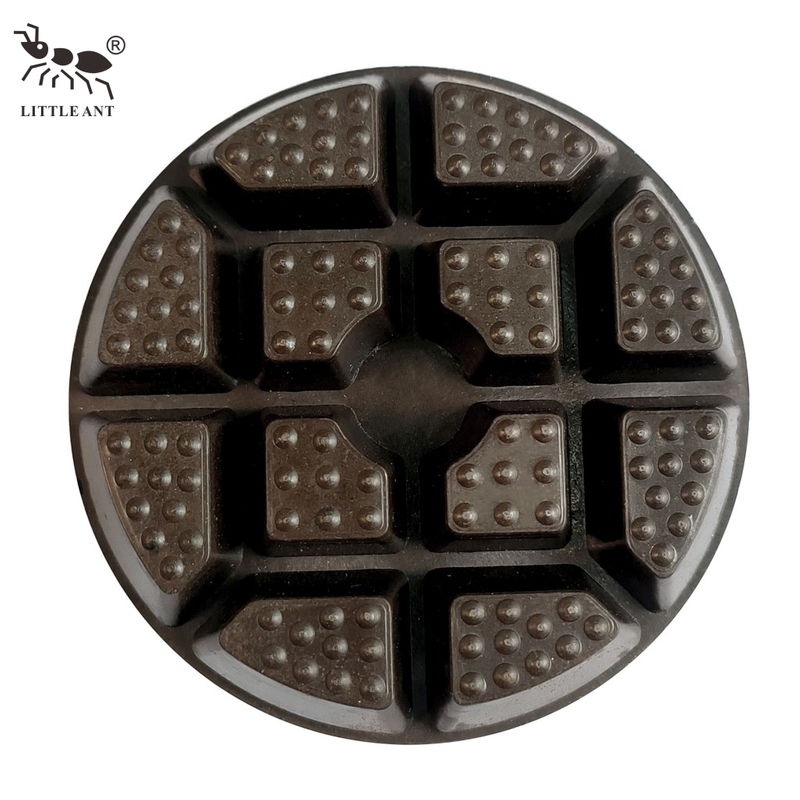 KÜÇÜK KARINCA YENI 3 inç 4 inç Boğa Kralı 3 Çeşit Şekil Elmas Beton Zemin Parlatma Pedi