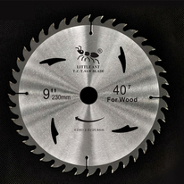 9 inç 40 Diş TCT Ahşap Kesme Tavan Testere Bıçağı