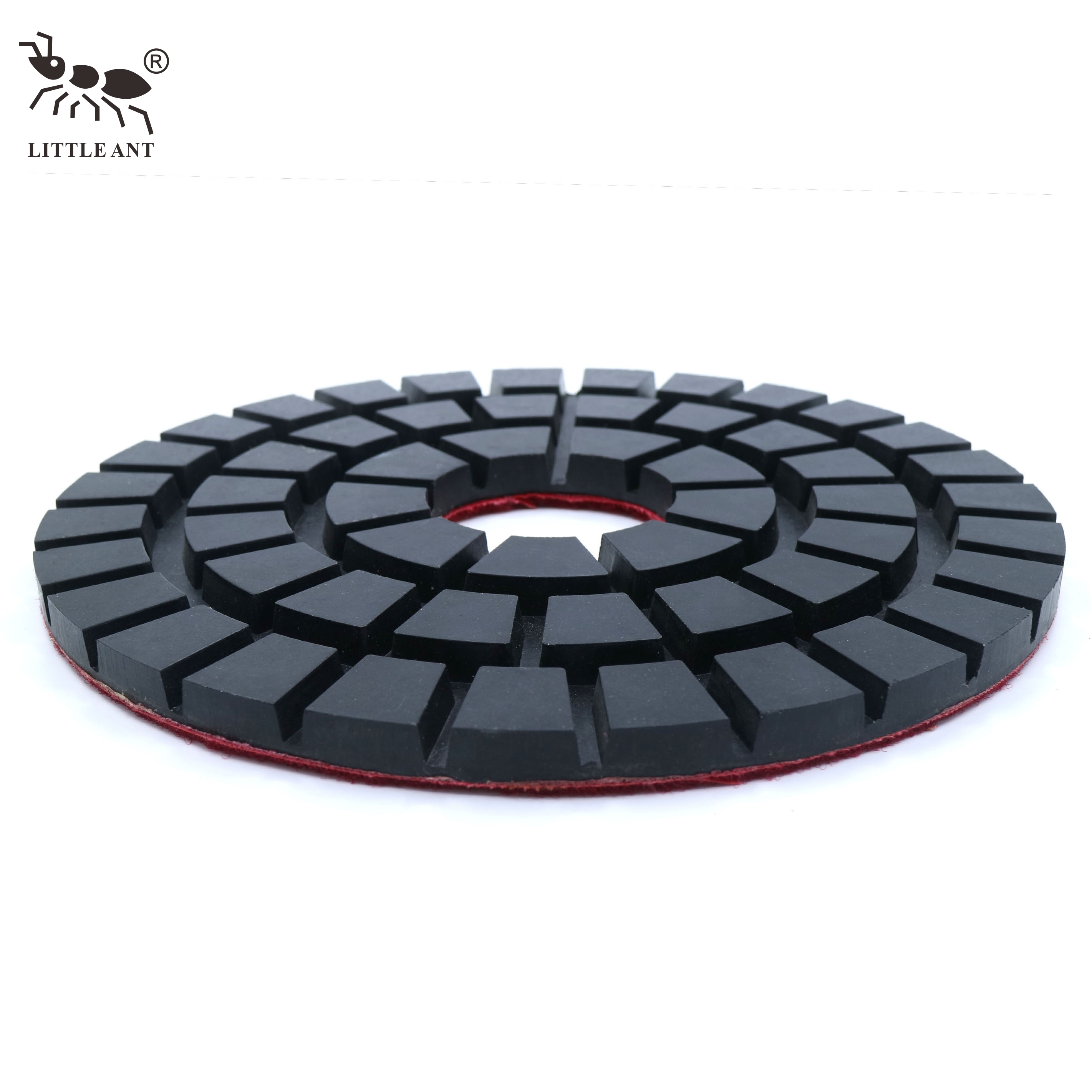 Küçük karınca 230mm 9 inç reçine zemin parlatma ped ağır hizmet parlatma makinesi granit mermer terazzo kuvars