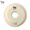 Küçük Ant Salyangoz Kiliti 5inch 125mm Reçine Kenar Pilishing Pad ile PVC Backer Granit Mermer Terazzo Kuvars