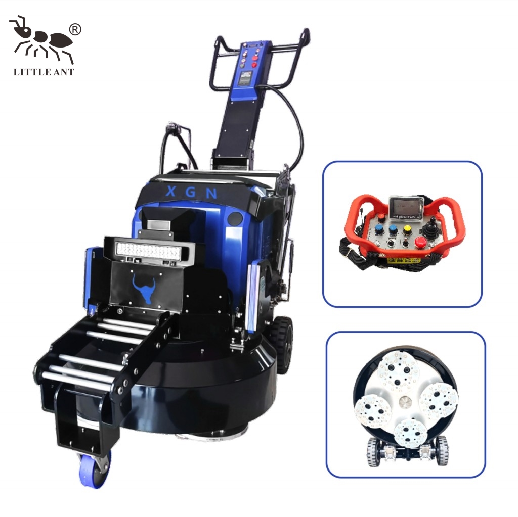 KÜÇÜK ANT Akıllı Çift Sürücülü Büyük Uzaktan Kumandalı Taşlama Makinesi XGN-966pro Elektrik Kesintisine Dayanıklılık 