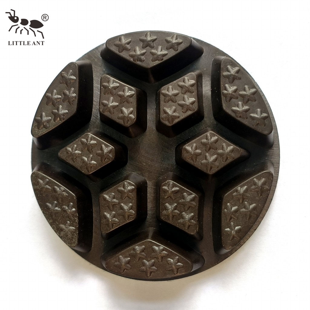 KÜÇÜK KARINCA YENI 3 inç Bumblebee Alev Yıldız Elmas Beton Zemin Parlatma Pedi